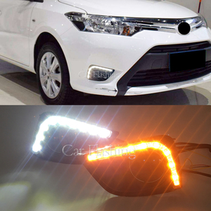 ไฟเลี้ยวหน้ารถ LED,ไฟตัดหมอก DRL สำหรับ Toyota Vios 2014 <span class=keywords><strong>2015</strong></span> 2016 - Product Image 2