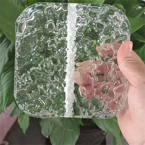 Bloque de cristal con agujero bloque de cristal decorativo de ladrillo de cristal transparente para decoración interior - Product Image 1