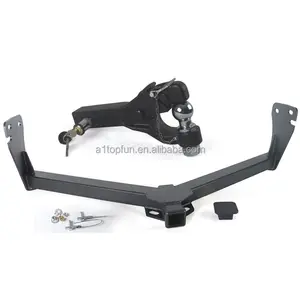 Tugas Berat Hitch Bola Hitam Pintle Hook Trailer Towing Multi-Fit Hitch Towing Hitch