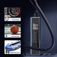Compresseur d'air portable ABS 12V pour pneus de voiture avec manomètre numérique intelligent et arrêt automatique, modèle 1101 pour moto