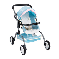 Usine de Jouet Wagon OEM Faire semblant de Jouer Jouet pour Filles Vente Chaude Belle Rétractable Pliant DIY Bébé Poupée Poussette Poupée Landau