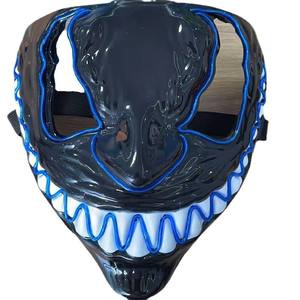 หน้ากากเรืองแสงฮาโลวีนและหน้ากากด้ายพิษสำหรับงานปาร์ตี้ฮาโลวีน - Product Image 1