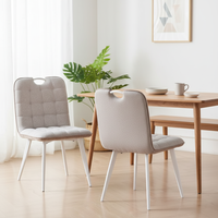 Fauteuil de salle à manger en velours de qualité supérieure - Revêtement de style européen, pieds robustes, vente en gros pour le marché européen