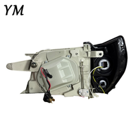 Ensemble de phares LED YM pour Land Cruiser Prado LC90 FJ90 1996-2002, anneau halo Angel Eye, projecteur à double faisceau, DRL 8000 lm 78W