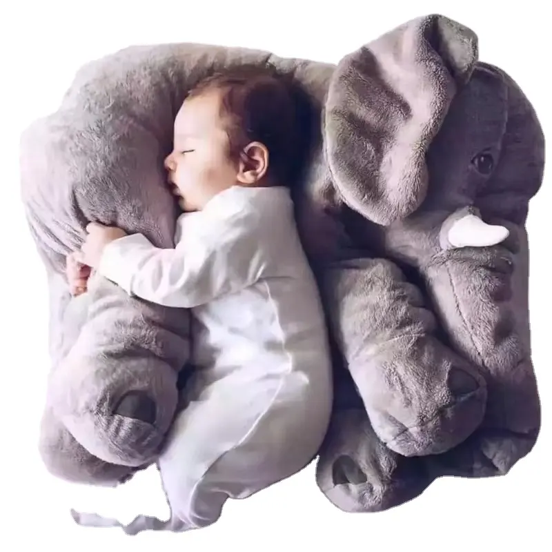 Fabrika çıkış fil yastık dolması hayvan oyuncak bebek dolması peluş oyuncak hayvan