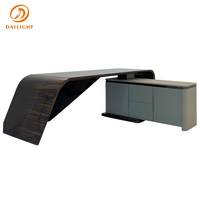 Bureau de direction classique de luxe en bois massif pour bureau ou salle d'étude, design moderne et antique, couleurs personnalisables pour usage commercial ou domestique