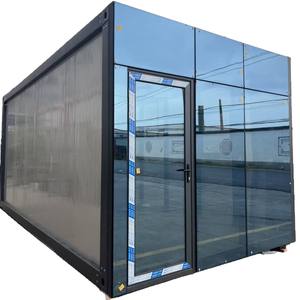 Contenedor de Alojamiento Modular de Vidrio Rápido, Habitación Integrada con Muro Cortina de Vidrio Removible, Construcción Temporal Sencilla - Product Image 5