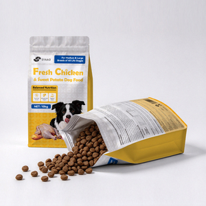 Usine de croquettes sèches pour chiens adultes, formule personnalisée, multiples sources de protéines, formes et tailles de sacs variées pour les acheteurs OEM - Product Image 1