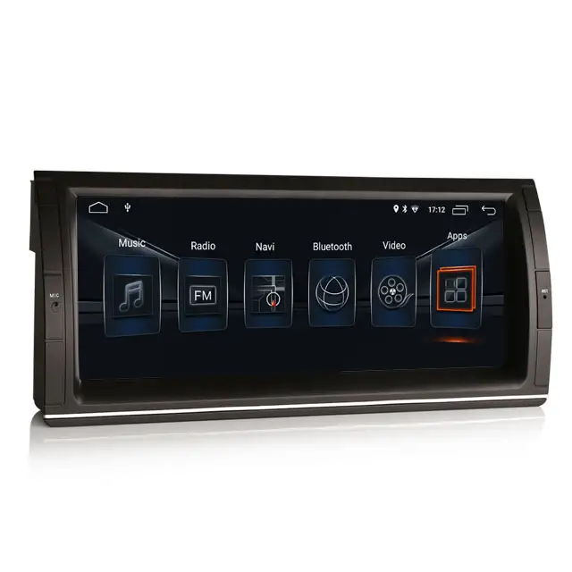 Radio para coche ES3003B, 10,25 pulgadas, 4 núcleos, Android 9,0, GPS, Carplay + TPMS, para BMW 5er, E39, E53, M5, X5, sin función de DVD