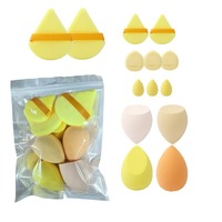Kit de 14 éponges à maquillage Drift Bottle : éponges pour le pouce, éponges en coton, mini éponges