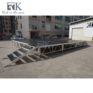 Etapa de plataforma ajustable de 0,4-0,6 m Etapas de eventos resistentes de aluminio - Product Image 5