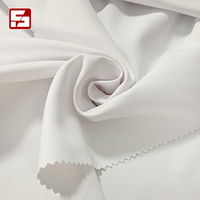 Tissu Sergé Extensible 100% Polyester 150D Haute Élasticité Respirant Antistatique Lourd pour Vêtements Décontractés pour Filles Usine