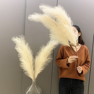 V-356 gros populaire décor à <span class=keywords><strong>la</strong></span> maison moelleux grande soie <span class=keywords><strong>fausse</strong></span> <span class=keywords><strong>pampa</strong></span> grand faux <span class=keywords><strong>pampa</strong></span> <span class=keywords><strong>herbe</strong></span> artificielle pour salon - Product Image 3
