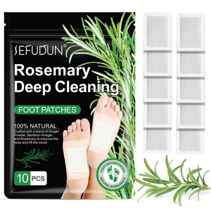 Patchs pour les pieds à la lavande SEFUDUN, best-sellers transfrontaliers, pour la déshumidification et le massage des pieds, favorisant le sommeil. 10 paquets de patchs. - Product Image 6