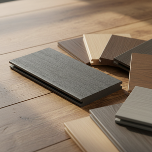Planches de terrasse en WPC certifiées FSC Forestar 135*23mm, solides, co-extrudées, grain de bois, résistantes aux intempéries, pour terrasse extérieure - Product Image 1