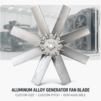 Pièces détachées de machines, lame de ventilateur axial de refroidissement pour moteur Deutz BF6M1013