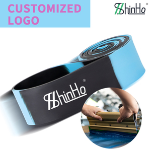 Shinho Factory Custom Latex Super Band 2.0 Fitness Resistance <span class=keywords><strong>Loop</strong></span> Band untuk Latihan Kekuatan di Luar Ruangan dan di Rumah, Yoga, Pilates - Product Image 1