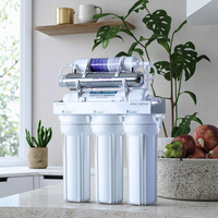 Usine personnalisée 75 GPD alcaline minérale UV osmose inverse système de Filtration de l'eau pour la maison Source d'alimentation électrique en plastique