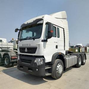 รถบรรทุกหัวลาก SINOTRUK HOWO-TX มือสอง ยูโร 3 ดีเซล 6x4 พวงมาลัยซ้าย ระบบกันสะเทือนแบบลม กล้องมองหลัง เครื่องยนต์ Weichai เกียร์ธรรมดา 6 สปีด - Product Image 1