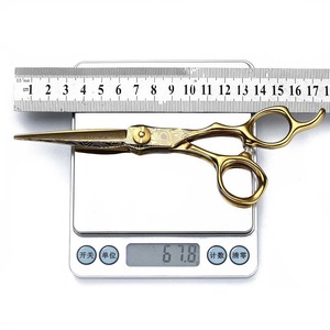 Professional 6-Inch Gold Hairdressing Scissors Set Thinning Shears For Barbershops - Product Image 2