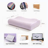 Almohada Ergonómica en Forma de U de Espuma Viscoelástica Personalizada OEM ODM, con Música Bluetooth y Compresa Caliente, Directo de Fábrica, Software Personalizado con Logotipo
