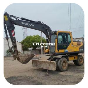 Dipinto originale usato escavatore ruota EW145B Volvo in buone condizioni Volvo EC60 EC140 EC210 EC240 escavatore in vendita - Product Image 1