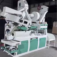 Machine à nettoyer et à déstoner le riz combinée, structure compacte, capacité 800-1100 kg/heure