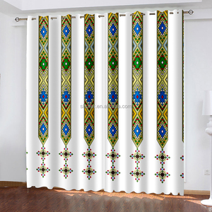 Cortina de Fondo con Diseño Tradicional Etíope de Saba y Telet para Bodas, Fiestas de Cumpleaños - Product Image 6