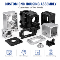 Boîtier d'assemblage en aluminium CNC de précision sur mesure pour l'électronique, les équipements industriels et les systèmes d'automatisation
