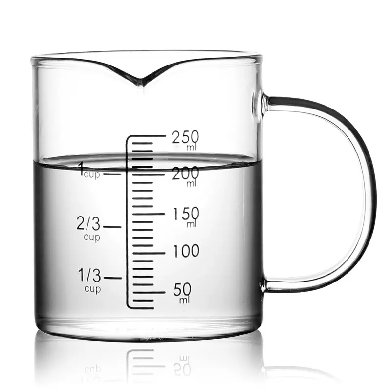 Jarra de vidrio transparente de grado alimenticio, vaso de vidrio de alta borosilicato, 17 oz (500ml), se puede personalizar