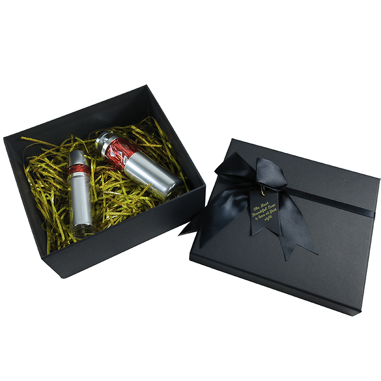 Custom logo sock underwear package matte black gift packaging box for clothes