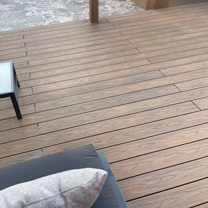 <span class=keywords><strong>Planche</strong></span> de terrasse imperméable en bois composite brun, carrelage de sol en WPC, matériau composite, terrasse lisse, stabilisateur UV, lubrifiant, colorant - Product Image 3