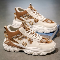 Chaussures d'automne pour hommes, nouvelles, respirantes, blanches, pour jeunes, campus, semelles épaisses, maille, loisirs, sport