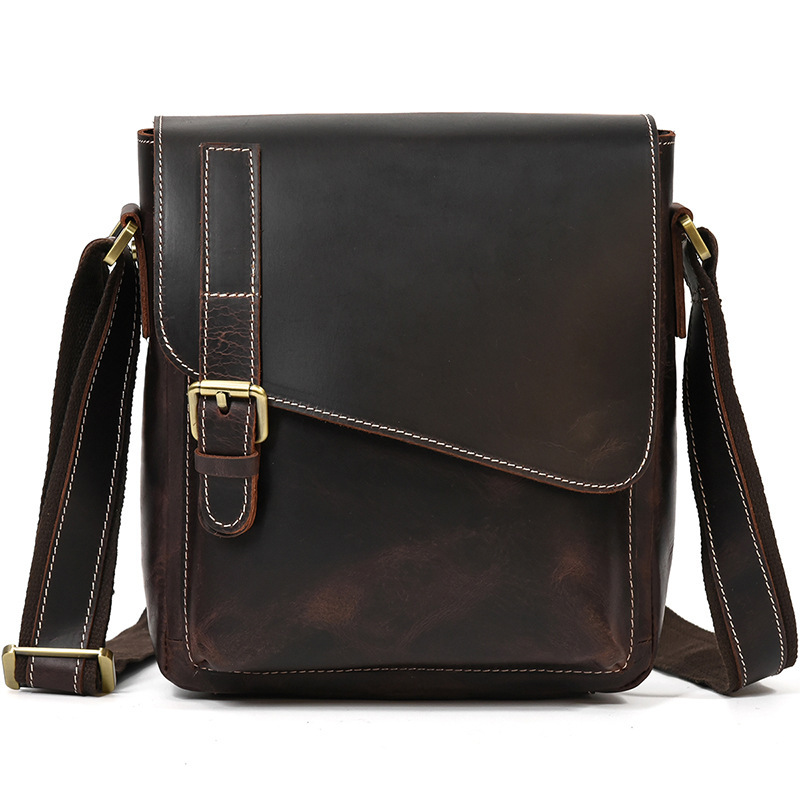 Genuine Leather Men s Backpack Outdoor
