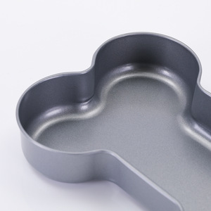 Molde para Pastel con Forma de Hueso de Perro, Antiadherente, Color Grafito, de una Sola Pieza - Product Image 2