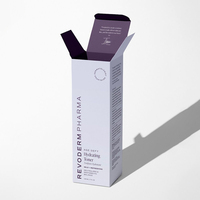 Boîte d'emballage pliante personnalisée en carton pour crème pour les mains, avec impression numérique et design d'apparence produit