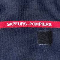 Pull en laine et acrylique (50% laine, 50% acrylique) pour pompiers, marine, uniforme tactique d'hiver, usage extérieur, sécurité, avec poche pour stylo