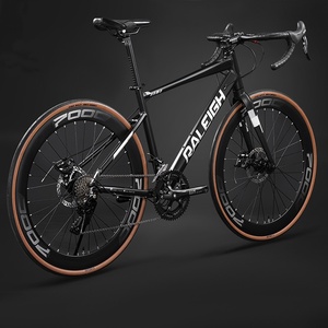Vélo de course sur route 24 vitesses, cadre en aluminium avec freins à disque doubles, fourche à ressort et capacité de charge de 150 kg, pour adultes et étudiants - Product Image 2