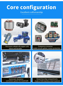 Nhà máy trực tiếp nhiệt độ cao hơi nước vải máy sấy vành đai lớn trước khi thu hẹp lại hình thành máy dệt hoàn thiện động cơ - Product Image 5