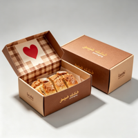 Boîtes à hot-dogs jetables en carton ondulé kraft, boîtes à emporter pour le déjeuner, boîtes personnalisées pour la restauration de hot-dogs et emballages