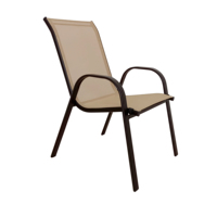 Ensembles de chaises à cadre en acier, mobilier d'extérieur moderne, confortable et haut de gamme