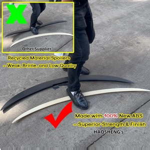 Tuning Auto ABS Back Boot Lip Trunk Wing <strong>Spoiler</strong> M Performance Carbon Fiber Look Swan Neck <strong>Rear</strong> <strong>Spoilers</strong> For BMW Sedan Hatchback - Product Image 4