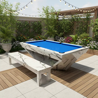 Table de billard multi-jeux moderne 2026 avec tiroir, 7ft, 8ft, 9ft, en promotion, idéale pour la salle à manger familiale, table de billard 9ft