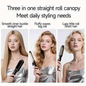 Novedades 2026: Plancha de Pelo 3 en 1 con Calentamiento Rápido PTC para Alisar y Rizar, Rizador de Pelo Personalizado - Product Image 2