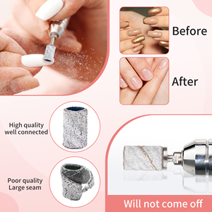 Bandes de ponçage pour vernis à <span class=keywords><strong>ongles</strong></span>, grain 180, bandes de ponçage zébrées blanches, grain 180, pour usage professionnel des <span class=keywords><strong>ongles</strong></span> - Product Image 3