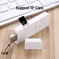 Lecteur MP3 avec disque USB, carte TF 4G/8G/16G/32G/64Gb, haut-parleur de musique, lecteur MP3/4 pour l'étude, l'apprentissage, la course à pied, le sport, la salle de sport, cadeau