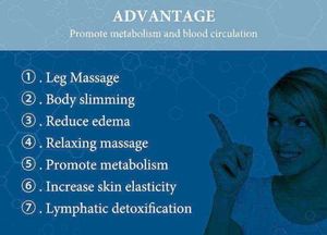 جهاز علاج بالضغط احترافي ، آلة نحت الجسم ، طاولة مغلفة للتصريف اللمفاوي للبطن ، محمولة - Product Image 6