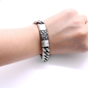 Yunnique Other Chain Bracelet Geometric Design Unisex Jewelry Gift for <b>Men</b> Women Guangzhou Model GZY-B0728 No Main Stone - Product Image 4