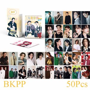 50 pièces/ensemble BKPP Thai Star CP Laser Photocards Billkin Ppkrit <span class=keywords><strong>BL</strong></span> garçons Couple mode Magazine Ins carte postale Fans recueillir Lomo cartes - Product Image 3