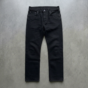 Black Denim <b>Jeans</b> Straight Leg <b>Men</b> Casual Streetwear Pants - Product Image 1